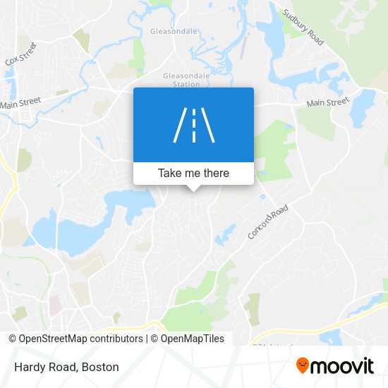 Mapa de Hardy Road