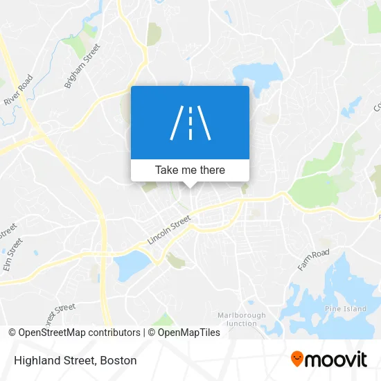 Highland Street map