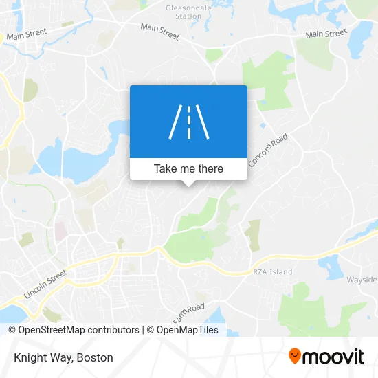 Knight Way map