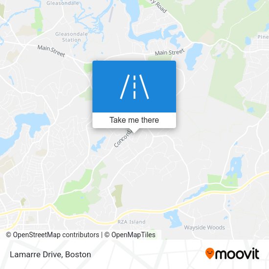 Mapa de Lamarre Drive