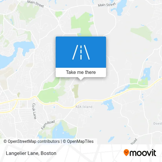 Langelier Lane map