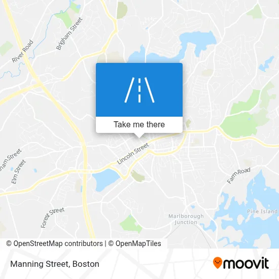 Manning Street map