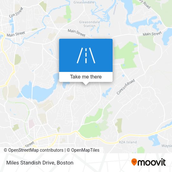 Miles Standish Drive map