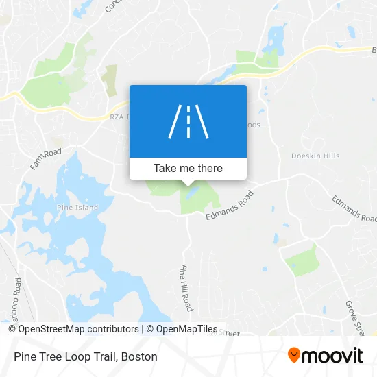 Pine Tree Loop Trail map