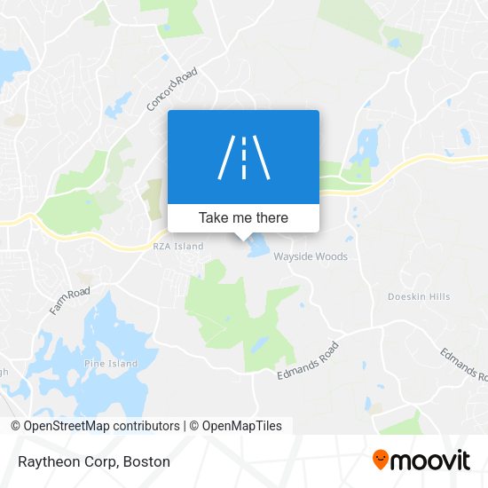 Mapa de Raytheon Corp