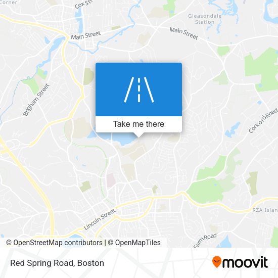 Mapa de Red Spring Road