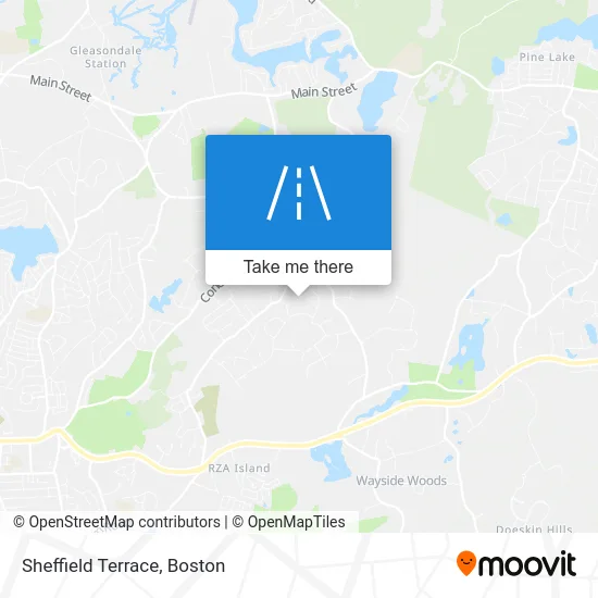 Sheffield Terrace map