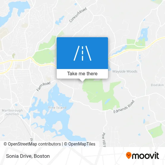 Sonia Drive map