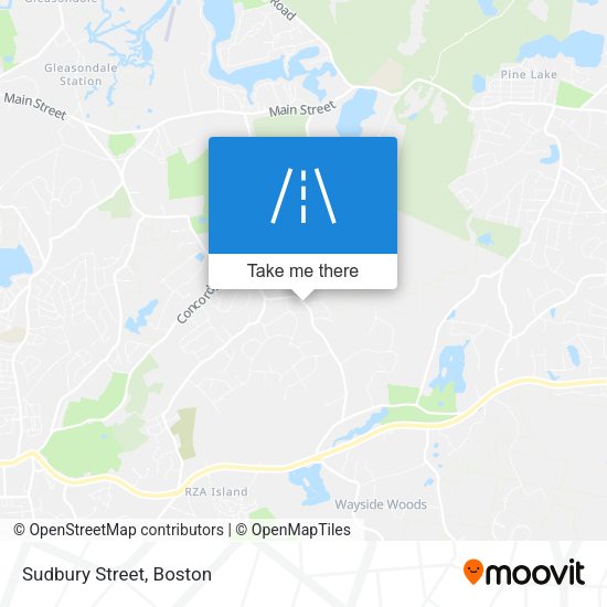 Mapa de Sudbury Street