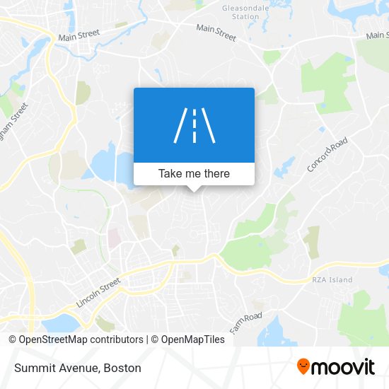 Mapa de Summit Avenue