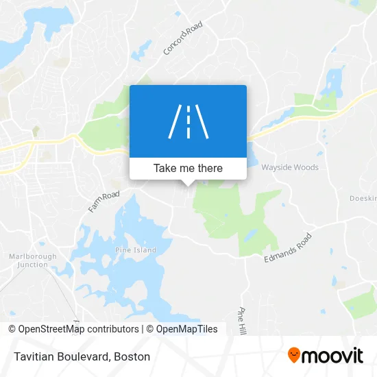 Tavitian Boulevard map