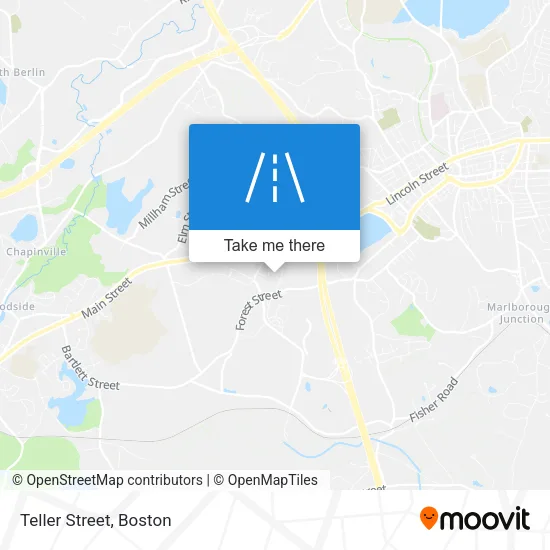 Mapa de Teller Street
