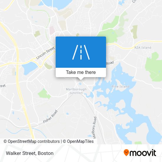 Mapa de Walker Street