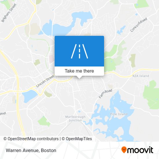 Mapa de Warren Avenue