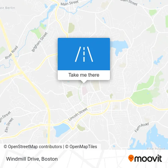 Windmill Drive map