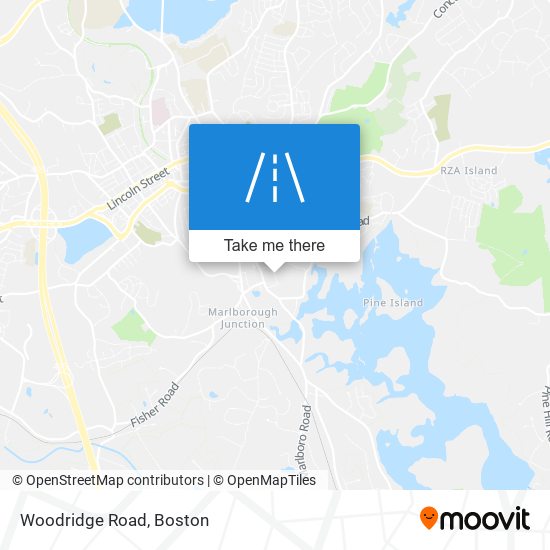 Mapa de Woodridge Road