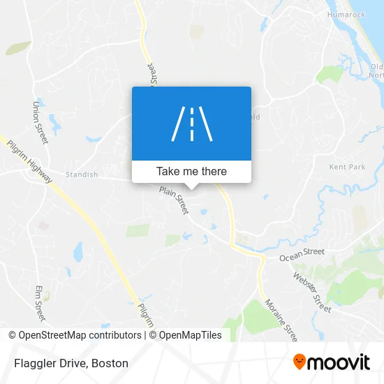 Flaggler Drive map