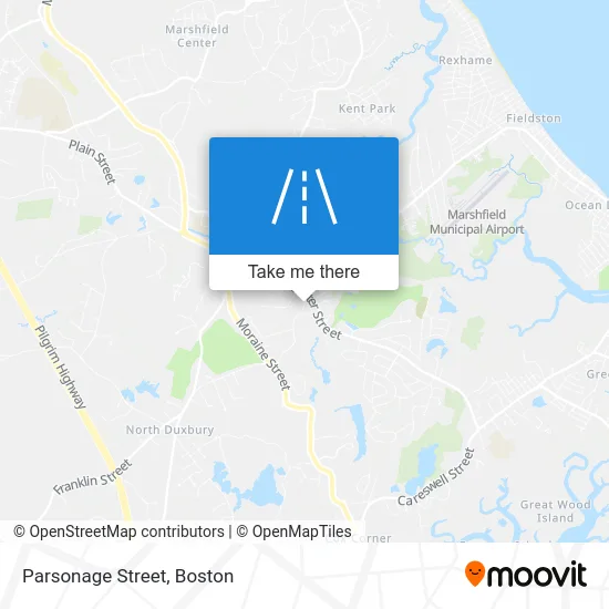 Parsonage Street map