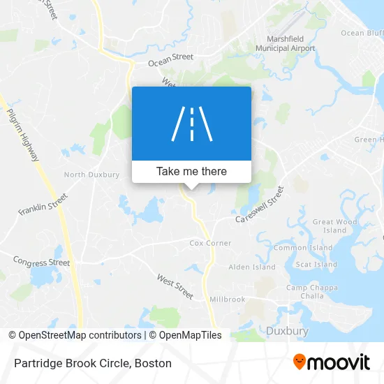 Partridge Brook Circle map