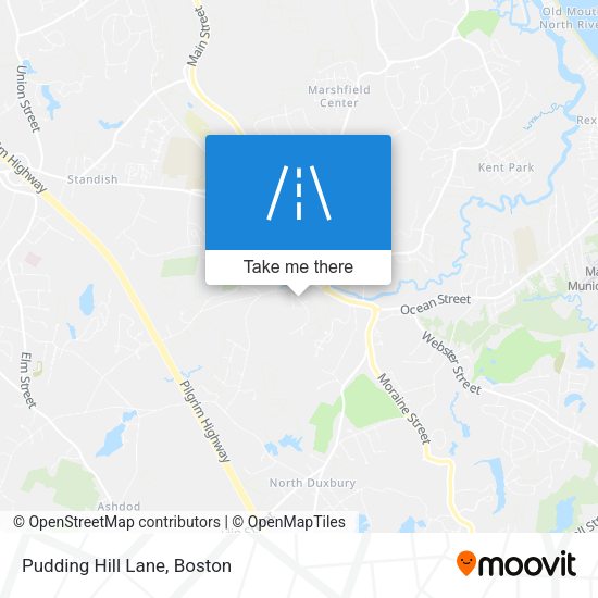 Mapa de Pudding Hill Lane