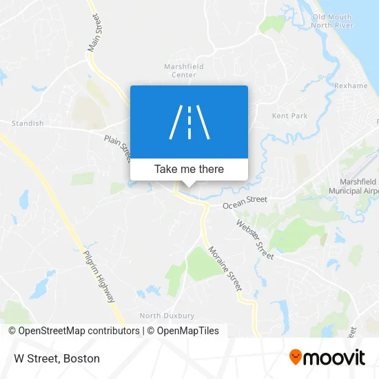 Mapa de W Street