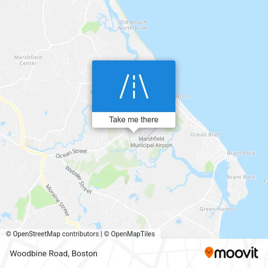 Woodbine Road map