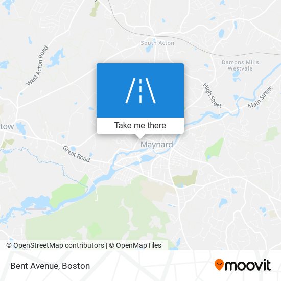 Bent Avenue map