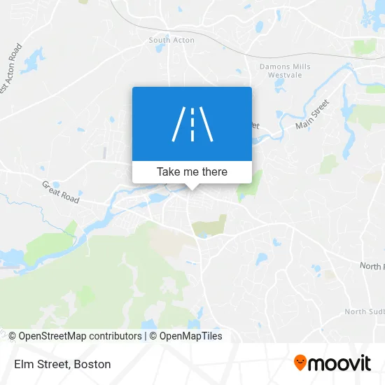 Elm Street map