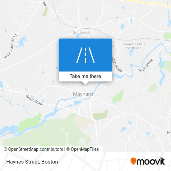 Haynes Street map