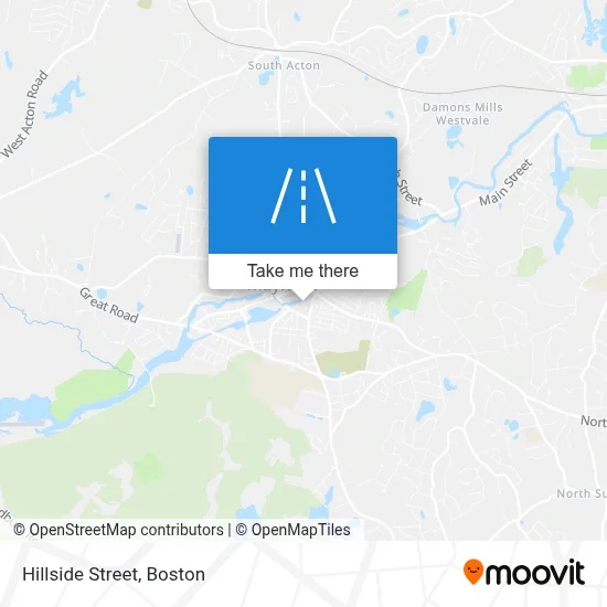 Hillside Street map