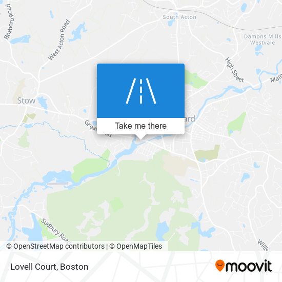 Lovell Court map