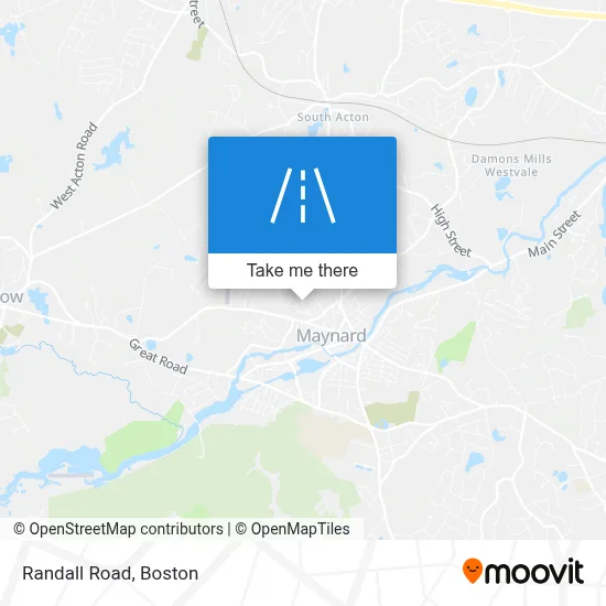 Randall Road map