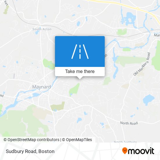 Sudbury Road map