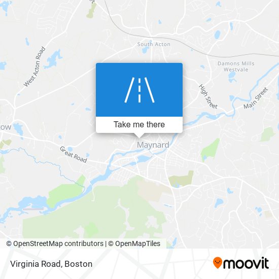 Virginia Road map