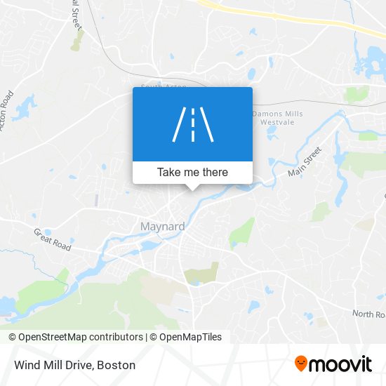 Wind Mill Drive map