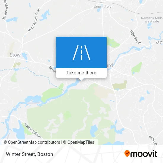 Winter Street map