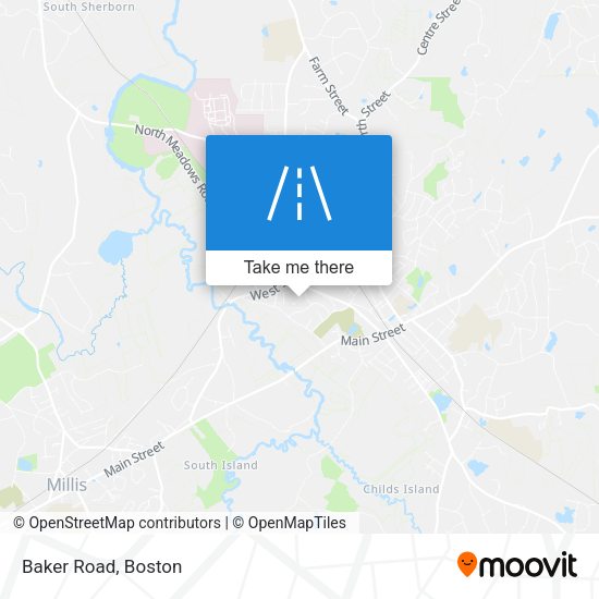 Mapa de Baker Road