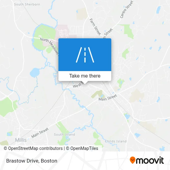 Brastow Drive map