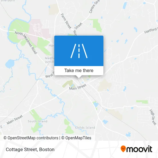 Cottage Street map