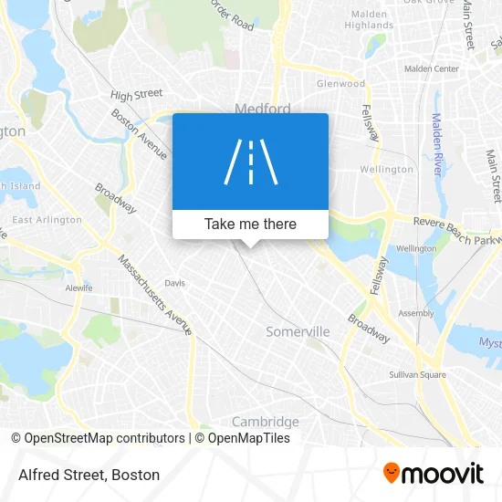 Alfred Street map
