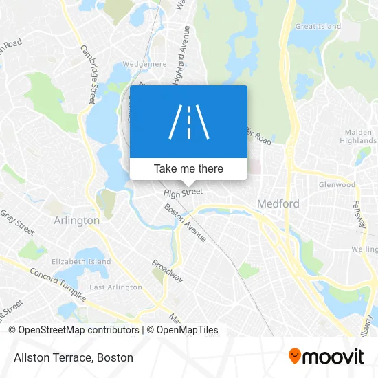 Allston Terrace map