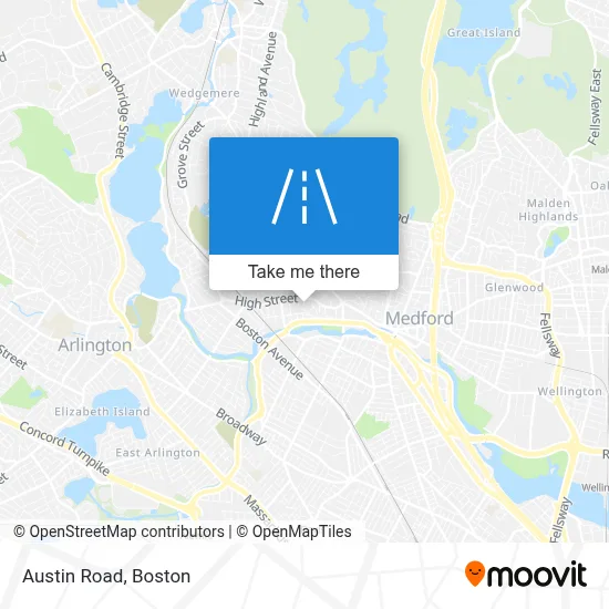 Austin Road map