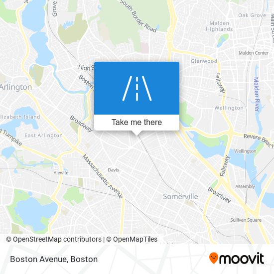 Mapa de Boston Avenue