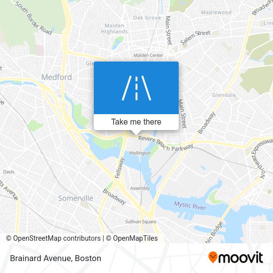 Mapa de Brainard Avenue