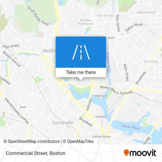 Commercial Street map