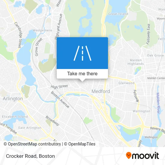 Crocker Road map