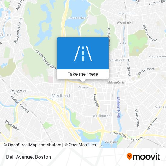 Mapa de Dell Avenue
