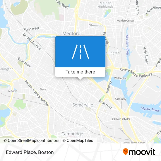 Edward Place map