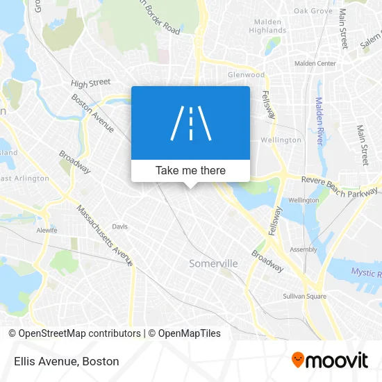 Ellis Avenue map