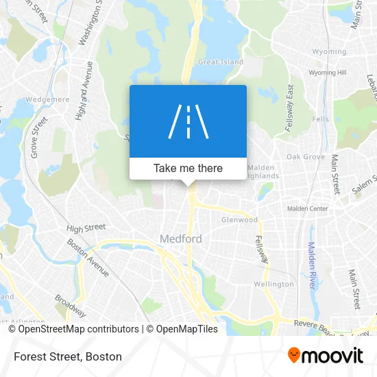 Forest Street map